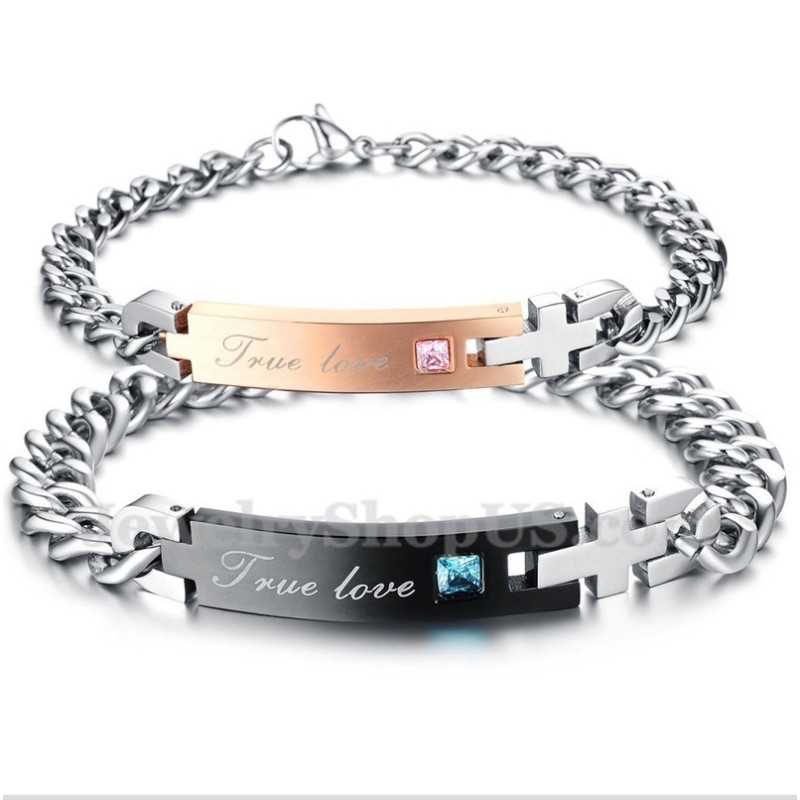 Heren Titanium Koppelarmband Heren Titanium Koppelarmband