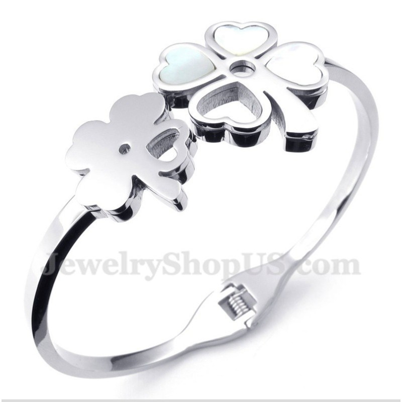 Titanium Klaver Armband Voor Heren Titanium Klaver Armband Voor Heren