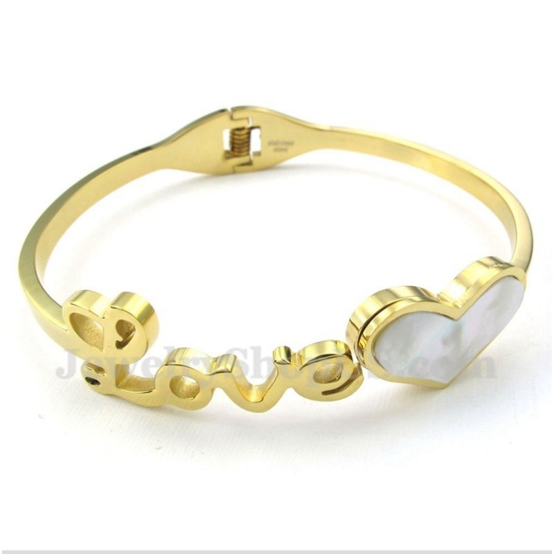 Titanium Gouden Liefdesarmband Voor Heren Titanium Gouden Liefdesarmband Voor Heren