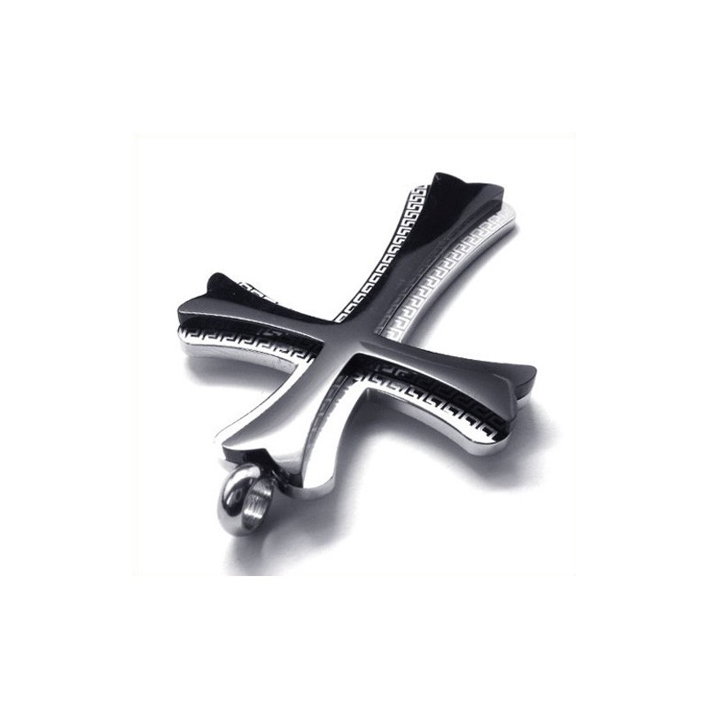 Nieuwe Stijl Kruis Titanium Hanger (Zwart) Nieuwe Stijl Kruis Titanium Hanger (Zwart)