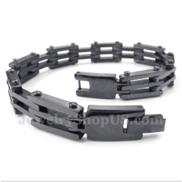 Heren Titanium Griekse Meanderpatroon Armband