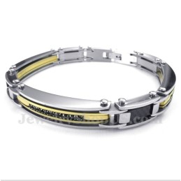 Heren Diamanten Titanium Armband