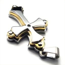 Er Lagen Kruis Titanium Hanger (Goud)