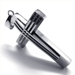 Nieuwe Stijl Geweven Kruis Titanium Hanger