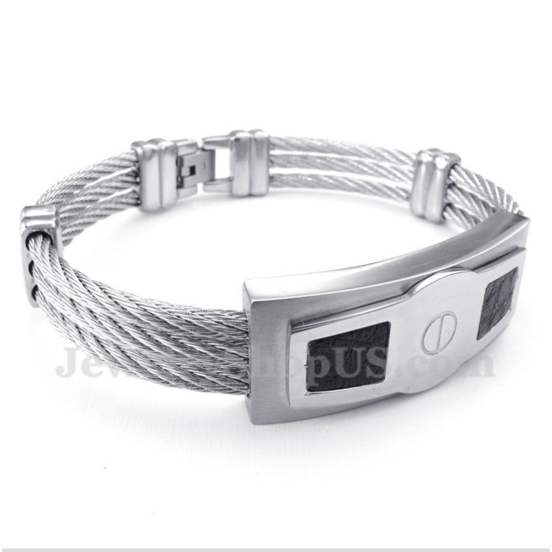 Heren Titanium Kabelarmband Heren Titanium Kabelarmband