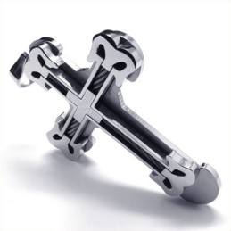 Mode Sport Cross Titanium Hanger (Zilver)