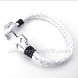 Heren Leren Ankerarmband
