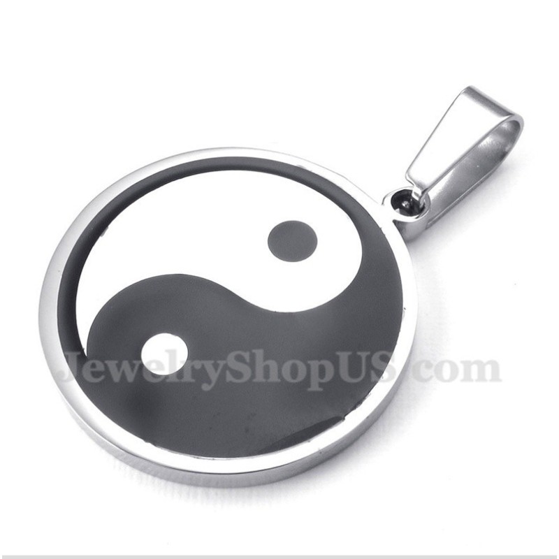 Titanium Tai Chi Hanger Voor Heren Met Gratis Ketting Titanium Tai Chi Hanger Voor Heren Met Gratis Ketting