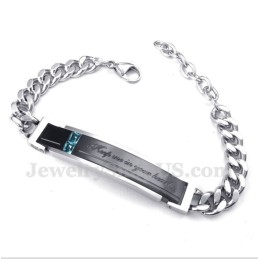 Heren Titanium Diamanten Armband Voor Koppels Voor Hem