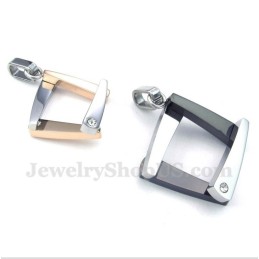 Titanium Diamanten Hanger Voor Koppels Met Gratis Ketting (Één Paar)