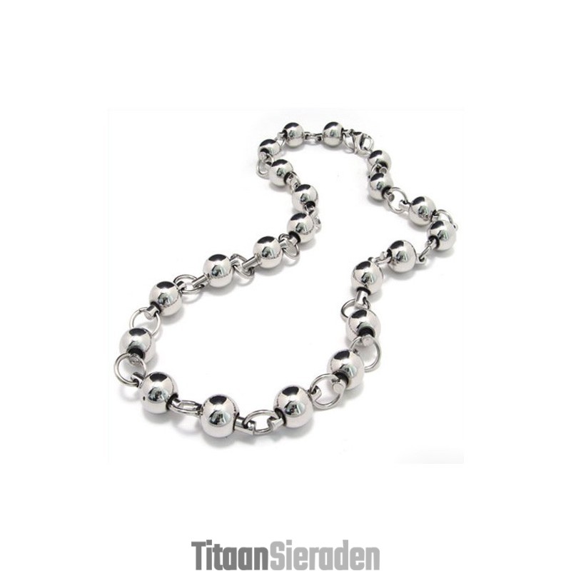 20,1 Inch Titanium Kralenketting 8075