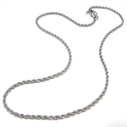 20,1 Inch Titanium Delicate Golven Ketting