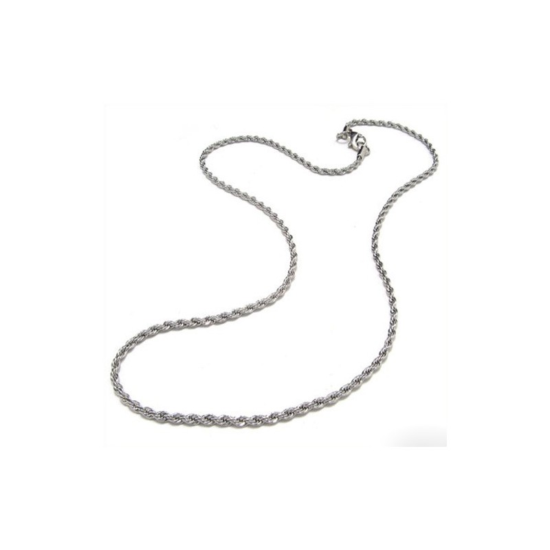 20,1 Inch Titanium Delicate Golven Ketting 20,1 Inch Titanium Delicate Golven Ketting