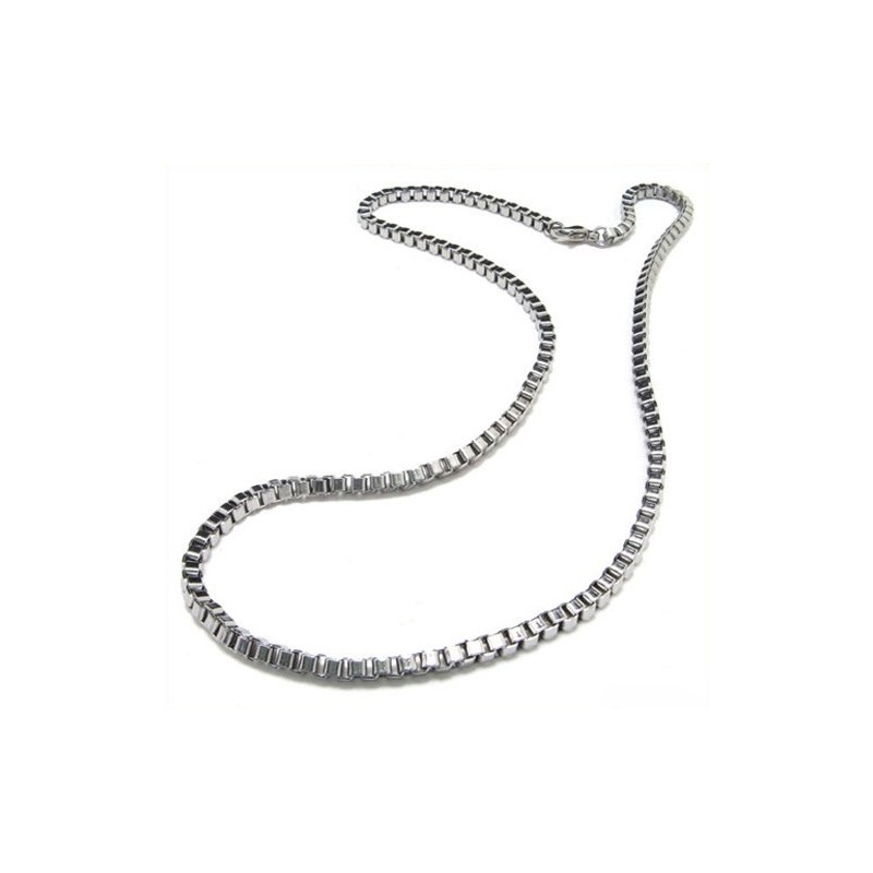 20,1 Inch Titanium Zilveren Strakke Ketting 8092 20,1 Inch Titanium Zilveren Strakke Ketting 8092