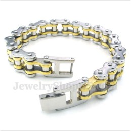 Heren Titanium Gouden Armband