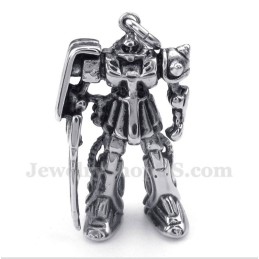 Titanium Robot Hanger Voor Heren Met Gratis Ketting