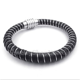 Heren Kabel Leren Armband