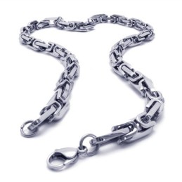 21,3 Inch Titanium Zilveren Delicate Ketting