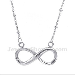 Titanium Oneindigheidssymbool Ketting Voor Heren