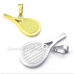 Titanium Tennisracket Hanger Met Veren En Gratis Ketting (Één Paar)