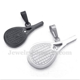 Titanium Tennisracket Hanger Met Veren En Gratis Ketting (Één Paar)