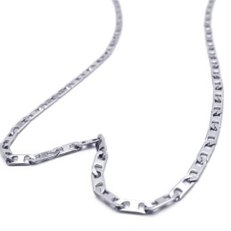 19,7 Inch Titanium Zilveren Fijne Ketting