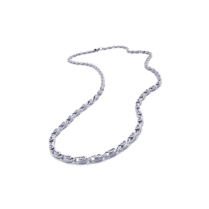 20,0 Inch Titanium Zilveren Ketting