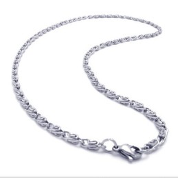 20,0 Inch Titanium Zilveren Ketting