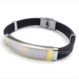 Heren Titanium Rubberen Armband