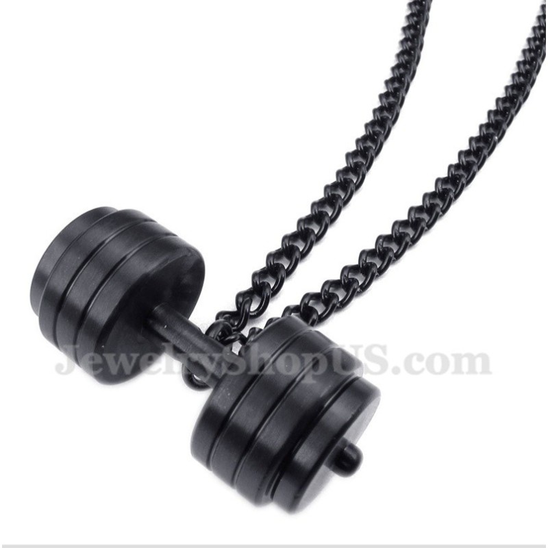 Titanium Halterhanger Voor Heren Met Gratis Ketting Titanium Halterhanger Voor Heren Met Gratis Ketting