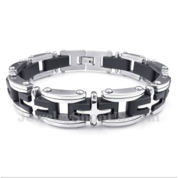 Titanium Kruisarmband Voor Heren