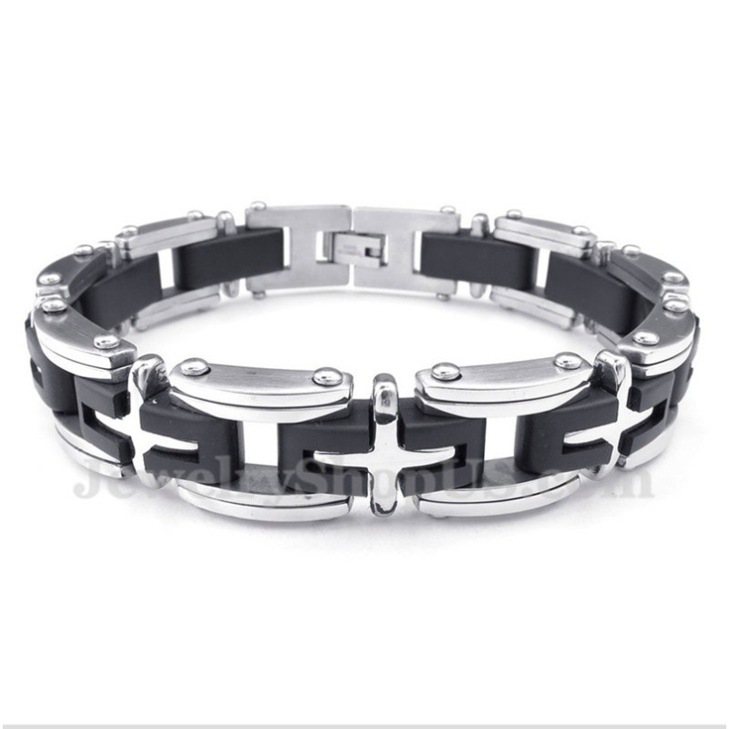Titanium Kruisarmband Voor Heren Titanium Kruisarmband Voor Heren