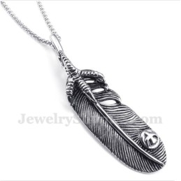 Titanium Veerhanger Voor Heren Met Gratis Ketting