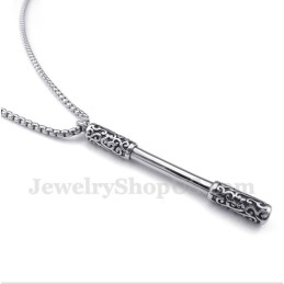 Heren Titanium Hanger Met Gratis Ketting