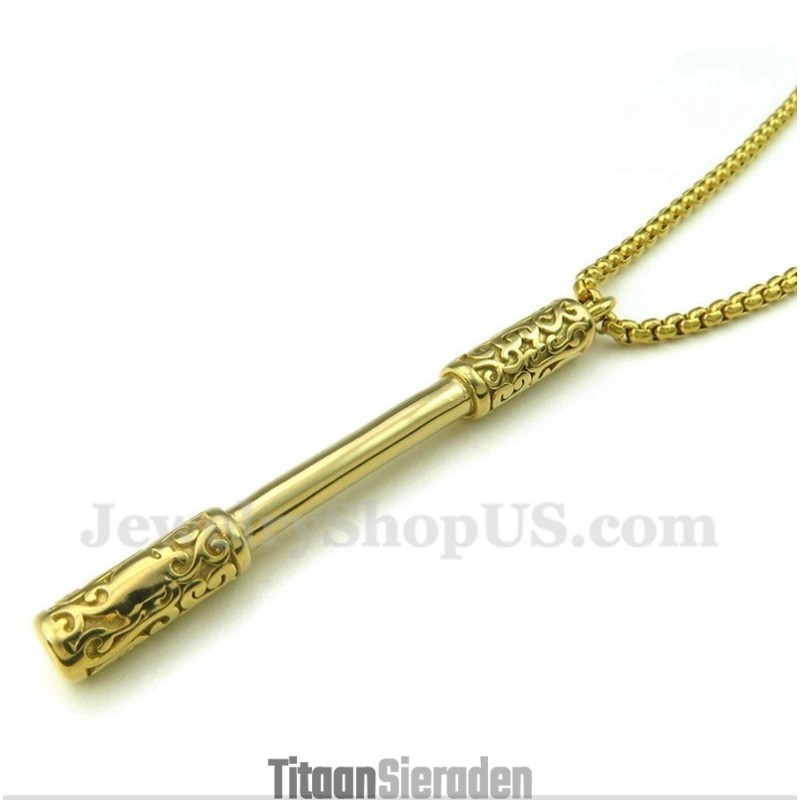 Heren Titanium Hanger Met Gratis Ketting Heren Titanium Hanger Met Gratis Ketting