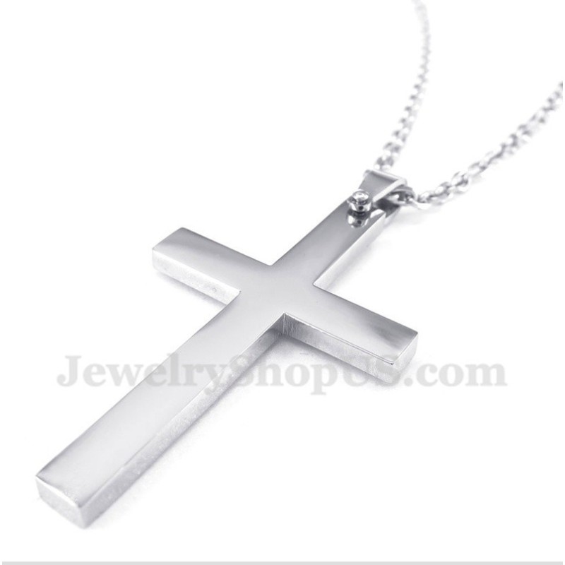 Titanium Kruishanger Voor Heren Met Gratis Ketting Titanium Kruishanger Voor Heren Met Gratis Ketting