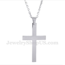 Titanium Kruishanger Voor Heren Met Gratis Ketting
