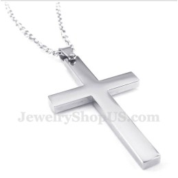 Titanium Kruishanger Voor Heren Met Gratis Ketting