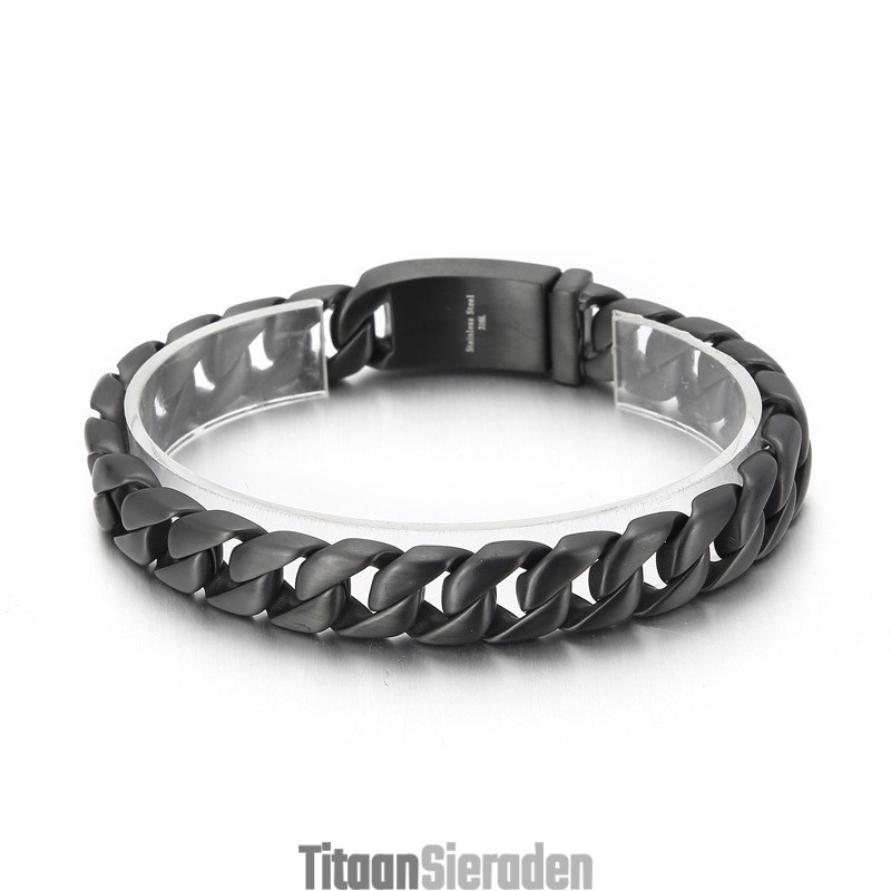 Zwarte Titanium Herenarmband Te Koop Zwarte Titanium Herenarmband Te Koop