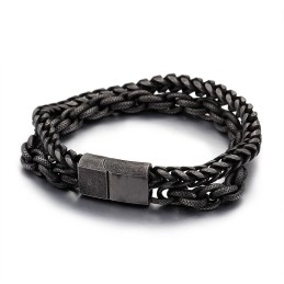 Heren Titanium Dubbellaagse Armband