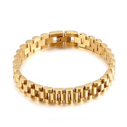 Chique Titanium Armband Voor Heren