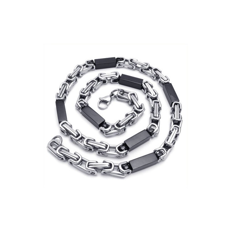 21,7 Inch Titanium Kubusvormige Ketting