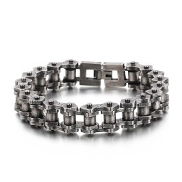 Titanium Sieraden Fietsarmband Retro Chique Mode Herenarmband Fietsarmband