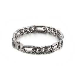 Antieke Chique Titanium Herenarmband