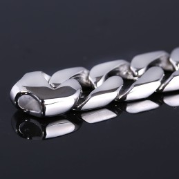 Titanium Armbandversie Van De Modearmband Cuba Chain Herenarmbanden