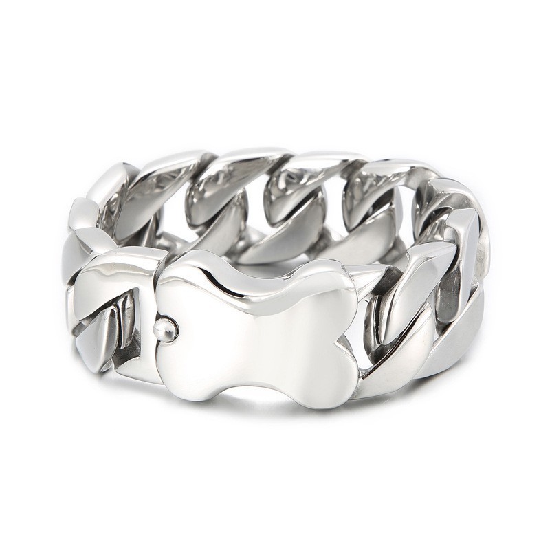 Nieuwe Cubaanse Armband Cool Bones Herenarmband Nieuwe Cubaanse Armband Cool Bones Herenarmband