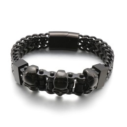 Schedel Heren Titanium Armband