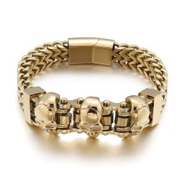 Schedel Heren Titanium Armband