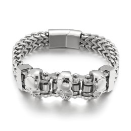 Schedel Heren Titanium Armband