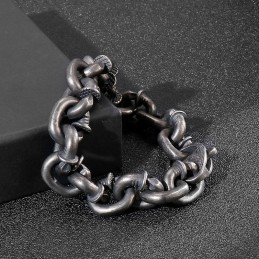 Vintage Heren Titanium Armband